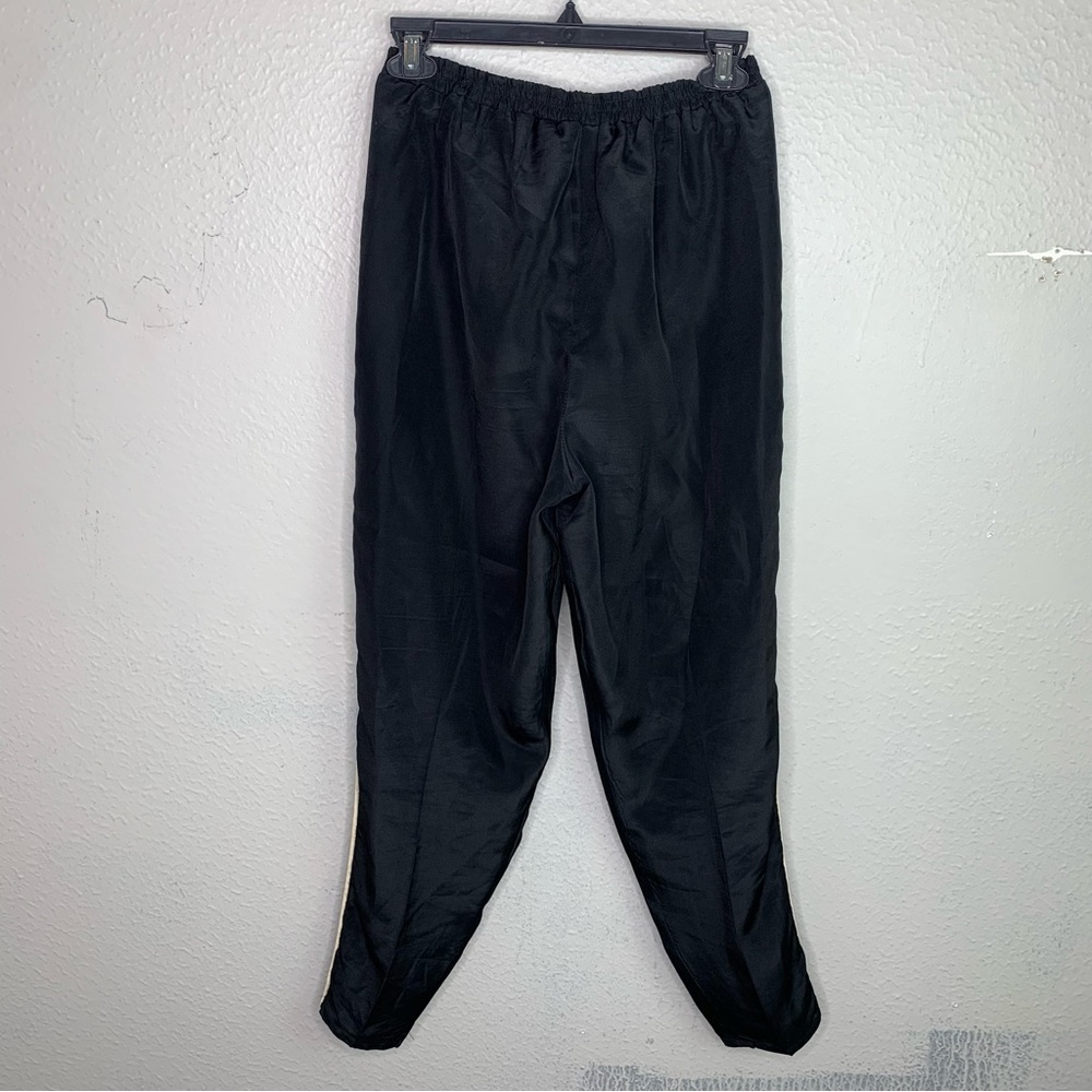 Vintage Wallis Black Slouchy Silky Joggers G320 - Picture 4 of 10